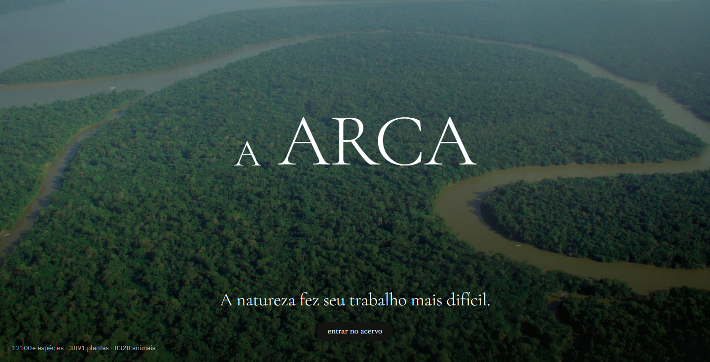 A ARCA | Acervo digital de biodiversidade com motor automático